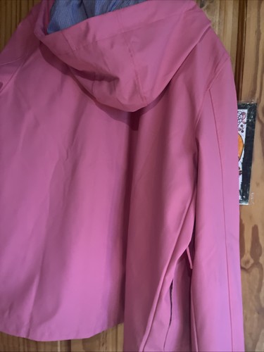 Rubber rain jacket pink - pink, in