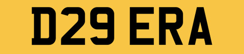 D29 era old private - car, reg