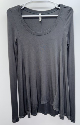 Free people gray ribbed - free,