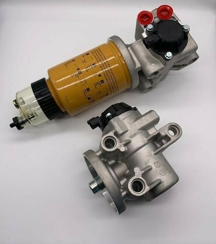 Water separator filter priming - water,