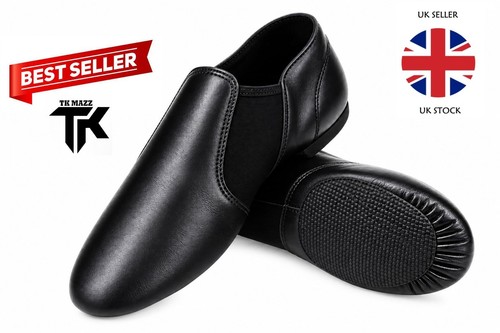 Slip jazz dance - on, black
