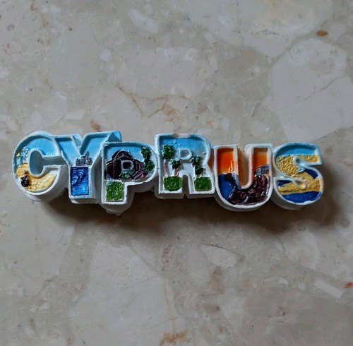 Cyprus colourful fridge magnet - cyprus,
