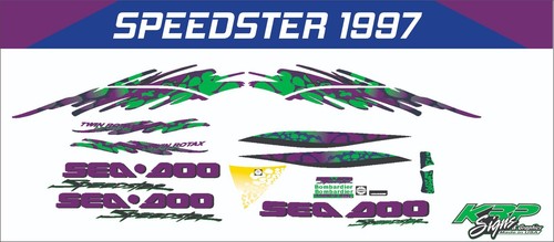Seadoo speedster 1997 graphics - seadoo,