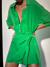 zara playsuit green XL BNWT