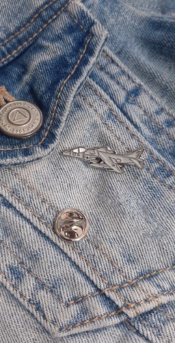 Gr7 harrier lapel pin badge - gr7,