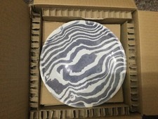 New Next Set Of 4 Grey Zebra