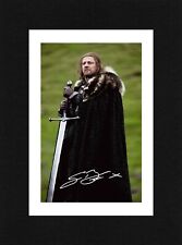 8X6 Inch Mount SEAN BEAN Autograph Signed PHOTO Ready To Frame GAME OF THRONES