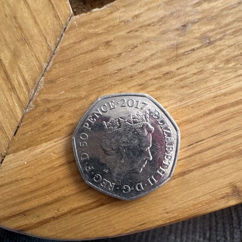 Rare peter rabbit 2017 50p - peter,