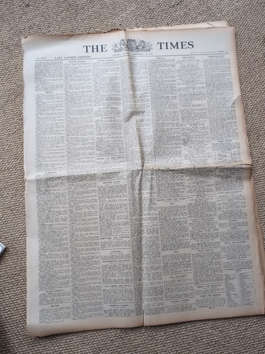 Times newspaper november 14th - times,
