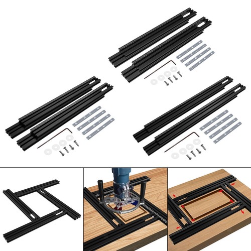 Wood router milling groove jig - router,