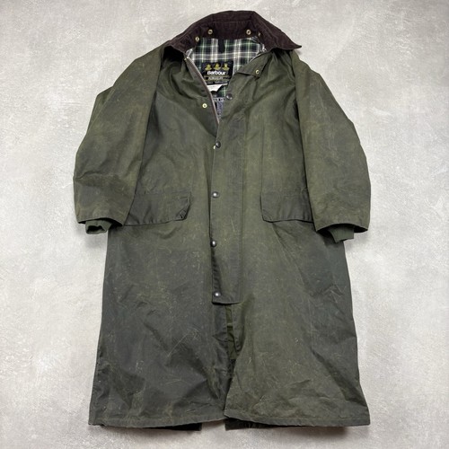 Vintage barbour burghley long - barbour,