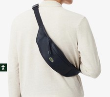 Lacoste Zipped Navy Belt Bag -