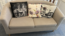 Beige Contemporary 2-Seater