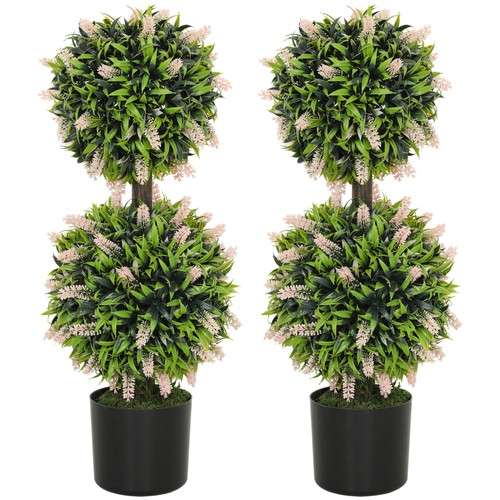 Homcom set potted - homcom, of