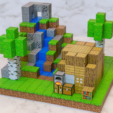 107PCS Minecraft Magnetic Cubes, Fantastic Creative Building for Construction