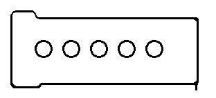 Cylinder head cover gasket - cylinder,