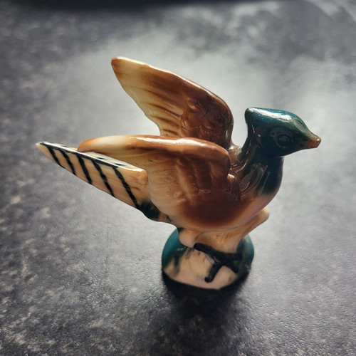 Ceramic pheasant ornament - ceramic,