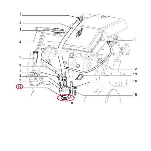 Original oil breather gasket - oil,