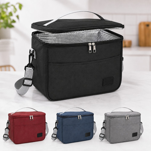 Large insulated lunch bag - insulated,