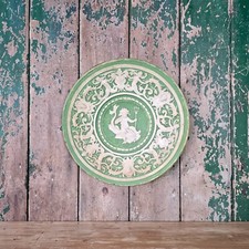 Vintage Chalkware Plaque | Cherub Wall Plaque | Decorative Wall Plate
