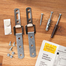 Heavy Duty Mirror Hanging Kit Secure Large Picture Frames Hooks Hangers Fixings