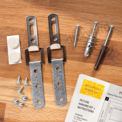 Heavy duty mirror hanging kit - duty,