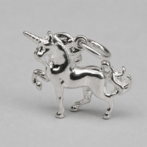 Sterling silver unicorn - unicorn, charm