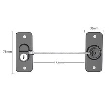 Refrigerator Freezer Door Lock