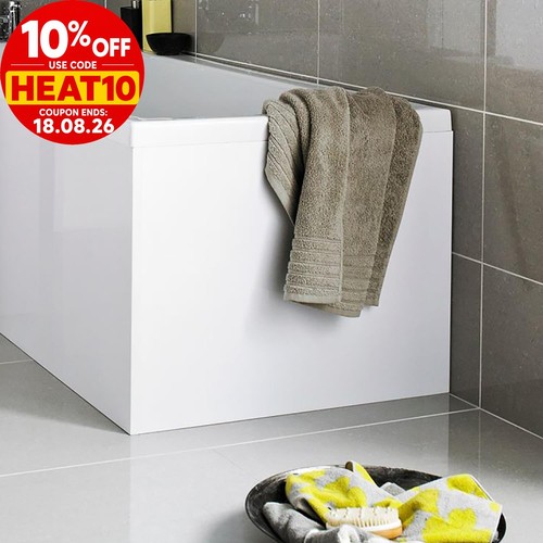 Shaped shower bath end - bath,