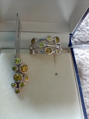 Ambilobe sphene bezel set ring - ambilobe,