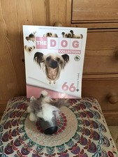 Eaglemoss Artlist Dog Collection Chinese Crested Puppy Plush Toy & 66 Magazine