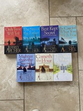 Jeffrey Archer - The Clifton Chronicles (full set of 7 books) - paperback, used