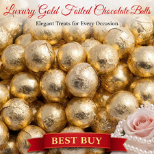 Milk Chocolate Gold Balls 300g