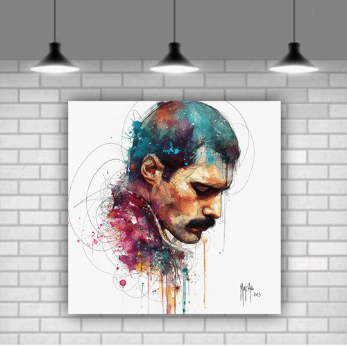 Freddie mercury canvas wall - freddie,