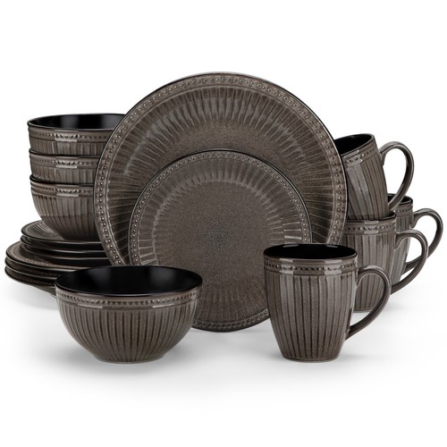 Dinnerware set brown - set,