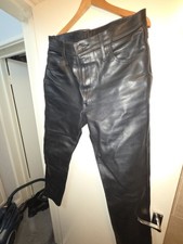 Aero  Scotland  Leather Jeans  Trousers  W 34
