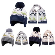 Boys Dinosaur Winter Warm Hat