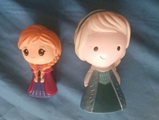 2 Disney Frozen Bath Vinyl Toy