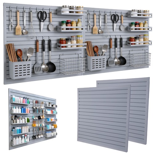 2pcs slat wall - 2pcs, paneling
