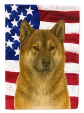 Sesame Akita American Flag