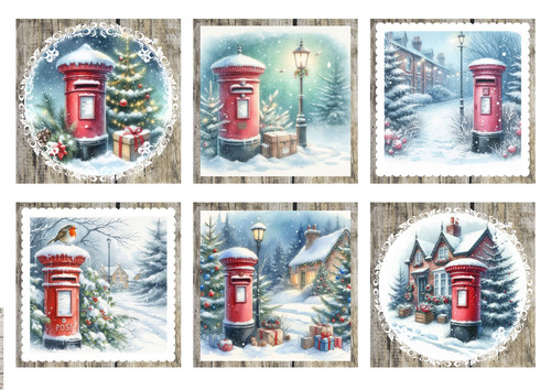 Christmas card toppers - christmas,