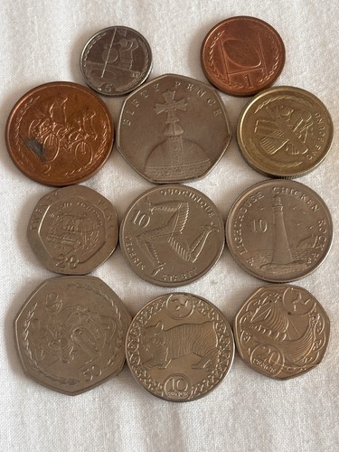 Isle man coin - of,
