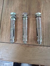 M16 Rawl Bolts X 3, Loose Bolts With Shields