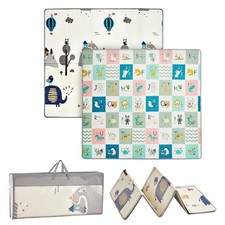 Uimoso 1.8mx2m Baby Play Mat 1cm Thick Soft XPE Kids Crawling Floor Mat 2-Sides