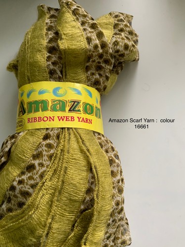 Amazon ribbon web scarf - scarf, yarn