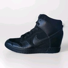 NIKE DUNK SKY HI WEDGE SIZE UK 7 EUR 41 (528899 004) BLACK*