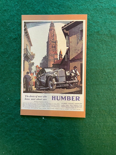 Humber cars snipe - humber,