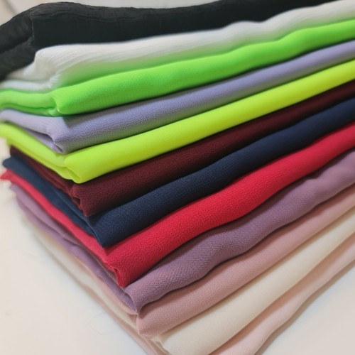 Plain chiffon sheer fabric - plain,