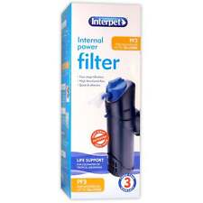 INTERPET PF3 INTERNAL FILTER 800Lph 15W MEDIA ADJUSTABLE AQUARIUM FISH TANK
