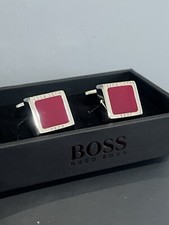Cufflinks Hugo Boss Dark Pink